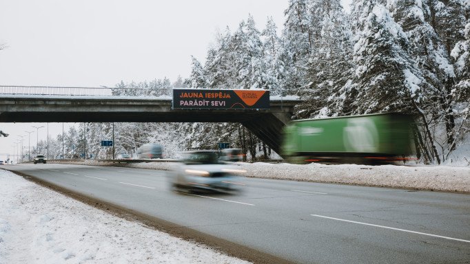 Overpass over Brīvības street No 26 (Jaunciema gatve, view from Sigulda to Riga)