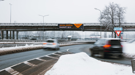 Overpass No. 5 (across K.Ulmaņa gatve on Jūrkalnes street, view from Riga to Jūrmala)